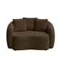 Valencia Royal 1 Seater Sofa In Dark Brown Color