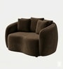 Valencia Royal 1 Seater Sofa In Dark Brown Color