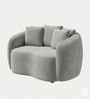 Valencia Royal 1 Seater Sofa In Light Grey Color
