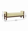 Valencia Sheesham Wood Bench In Beige Color