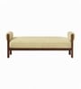 Valencia Sheesham Wood Bench In Beige Color