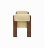 Valencia Sheesham Wood Bench In Beige Color
