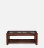 Valencia Sheesham Wood Coffee Table In Scratch Resistant Honey Oak Finish With Glass Top
