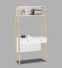 Valentina Hutch Desk in White Finish