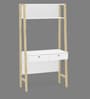 Valentina Hutch Desk in White Finish