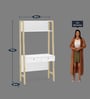 Valentina Hutch Desk in White Finish