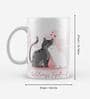 Valentine Combo of Colorful Always Together Cats Kissing Print Cushion & Mug Gift Set