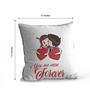 Valentine Combo of Colorful You are mine forever Cushion & Mug With Keychain Gift Set