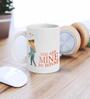 Valentine Combo of Colorful You Are Mine Girl On Boys Back Print Cushion & Mug Gift Set