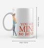 Valentine Combo of Colorful You Are Mine Girl On Boys Back Print Cushion & Mug Gift Set