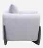 Valentini Boucl  Fabric 1 Seater Sofa in Ash Grey Colour