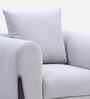 Valentini Boucl  Fabric 1 Seater Sofa in Ash Grey Colour