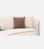 Valenza Chenille Fabric 3 Seater Sofa in Beige Colour