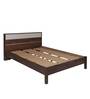 Valeria King Size Bed in Light Walnut Finish