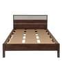 Valeria King Size Bed in Light Walnut Finish
