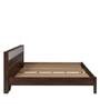 Valeria King Size Bed in Light Walnut Finish