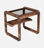 Valetta Mango Wood Side Table in Tubbaq Finish