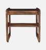 Valetta Mango Wood Side Table in Tubbaq Finish