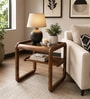 Valetta Mango Wood Side Table in Tubbaq Finish