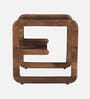 Valetta Mango Wood Side Table in Tubbaq Finish