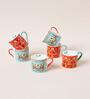 Valley Bloom Tea Mugs Gift Set of 6