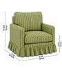Valtor 1 Seater Sofa In Green Color Valtor 1 Seater Sofa In Green Color