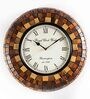 Vamika Brown MDF Wall Clock