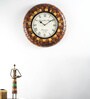 Vamika Brown MDF Wall Clock