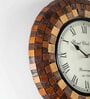 Vamika Brown MDF Wall Clock