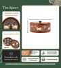 Vana Masala Box Wooden Spice Box