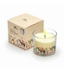 Vanilla Bean Glass Candle (White)