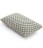 Vanilla Grey Melange 100% Cotton Popcorn 12X20 Inches Knitted Cushion Cover