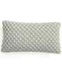 Vanilla Grey Melange 100% Cotton Popcorn 12X20 Inches Knitted Cushion Cover
