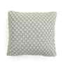 Vanilla Grey Melange 100% Cotton Popcorn 16X16 Inches Knitted Cushion Cover