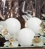 Vanilla Set Of 3 White Color Round
Candles