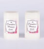 Vanilla Aroma Set of 2 Scented Candles