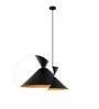 Vank Black Metal Single Hanging Lights