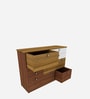 Vanquisher Chest Of Drawers In Walnut Exotic & White Finish