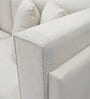 Vara Fabric 3 Seater Sofa in White Colour