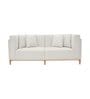 Vara Fabric 3 Seater Sofa in White Colour