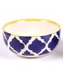 Moroccan Blue 1000ml Ceramic Serving Bowl