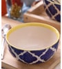 Moroccan Blue 1000ml Ceramic Serving Bowl