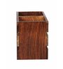 Brown Wood Cutlery Holder