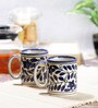 Ceramic 150 ML Mugs- Set of 2