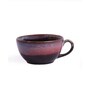 400 Ml Ceramic Tea Pot with Cup in Red Set of 2