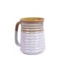 Stoneware White 300 ML Mugs- Set of 2