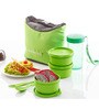 Varmora Elegant Green Lunch Box