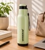 Varmora Sofia| Plastic Insulated Water Bottle| FDA Approved BPA-Free | Hot & Cold Compatible | 1000ml- Pista Green