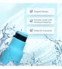Varmora Sofia| Plastic Insulated Water Bottle| FDA Approved BPA-Free | Hot & Cold Compatible | 1000ml- Pista Green