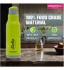 Varmora Sofia| Plastic Insulated Water Bottle| FDA Approved BPA-Free | Hot & Cold Compatible | 600ml- Green